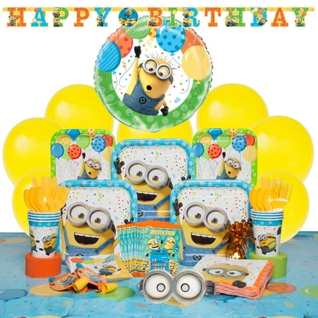 Deluxe Despicable Me Minions  Party  Supplies  Kit for 8 