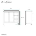 thumbnail image 3 of Cannes 48" Bathroom Vanity Cabinet Only (SM-BV414), 3 of 3