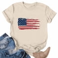 thumbnail image 2 of Maqroz US 250th Anniversary Shirt for Women 4th of July Shirts American Flag Prints Tshirt Casual Short Sleeve Crew Neck Tee 250 Years of Liberty 1776–2026 Patriotic Independence Day Top, 2 of 5