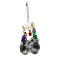thumbnail image 2 of 1 piece Bird Parrots Chew Toys Birds Cage Stainless Steel Hanging Chewing, 2 of 8
