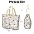 thumbnail image 3 of Tote Bag for Women - Cute Golden Retriever Shoulder Bag - Large Utility Work Duffle Bag with Zipper Handbag for Travel, Work, Sprots, 3 of 5