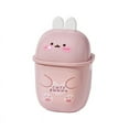thumbnail image 3 of SHIMELE Mini Trash Can with Lid Cute Desktop Design 0.35 Gallon Small Waste Bin for Bathroom Kitchen Office Dressing Table, 3 of 6