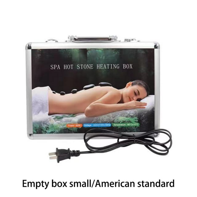 Hot Rocks Warmer Reusable Massage Rocks Warmer for Stones Heater Effective Automatic Thermostat Heating Box Massager Accessories Rock Stone Case