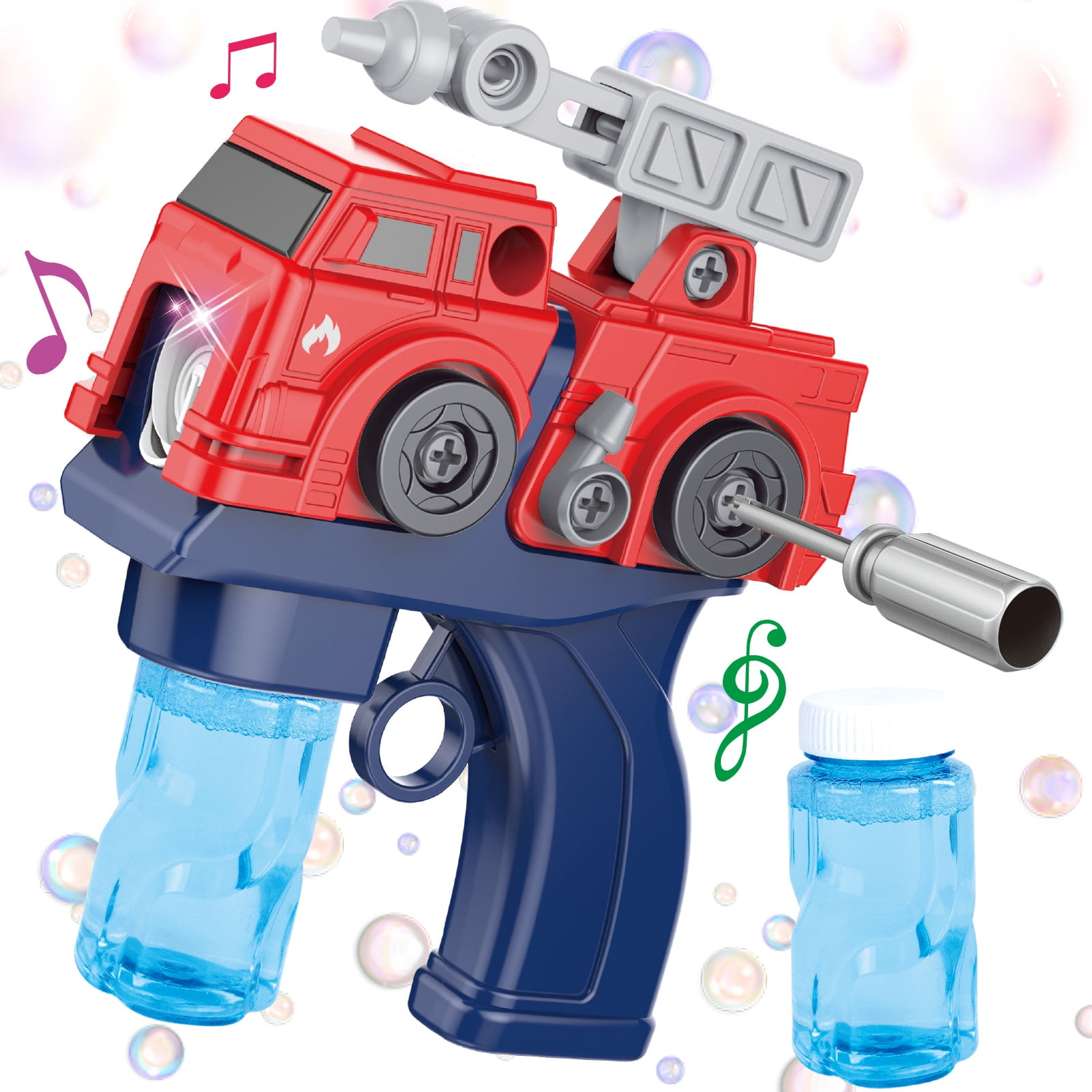 Samlok Bubble Gun Truck Style 80 Holes Automatic Bubble Gun Toys with Light   Hot Sale Outdoors Toy - China Children Bath Toys and Bubble Machine  Toys price