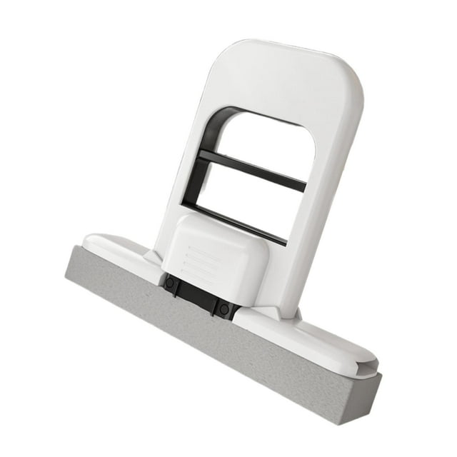 veasfak Self Squeeze Mini Handheld Cleaning Mop Kitchen Counters Mop for Countertops White Black