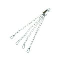thumbnail image 4 of Cadena Giratoria para Saco de Boxeo, Cadenas de Hierro Colgantes de 4 Hebras, Giratorias de 53cm con 4 Ganchos a Presión, Cadena para Saco de Boxeo Pa, 4 of 8