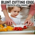 thumbnail image 3 of Zulay Kitchen Kids Knife Set 3-Piece for Cooking Cutting Fruits Veggies & Cake Starter Knife Yellow, 3 of 6