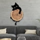 thumbnail image 5 of Reloj de pared de gato con cola oscilante, bonito reloj de pared analógico decorativo para comedor Estilo A, 5 of 7