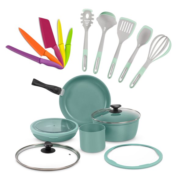 Batería de Cocina Jade Cook 19 piezas