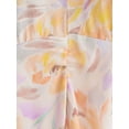 thumbnail image 6 of Printed Maxi Dress with V-Neck and Ruched Back, 6 of 6