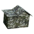 thumbnail image 3 of Caseta para gatos callejeros de exterior, de tela Oxford, duradera, gruesa, versátil, aislante, resistente a intemperie, para patio., 3 of 8