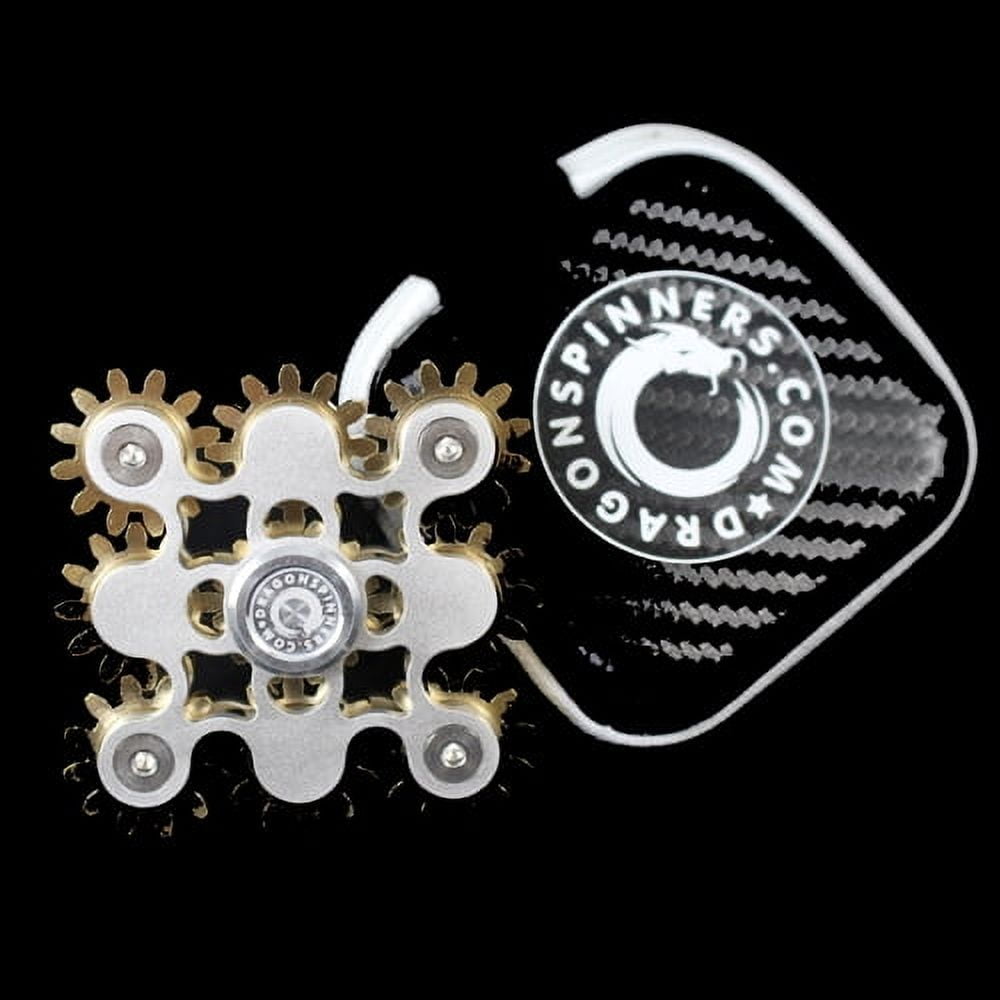 G9 Nine-Bearing Gear Metal Fidget Spinner – Maximum Spin Time – Precision Engineered – Smooth & Silent Rotation – Ultimate Stress Relief & Focus Tool