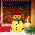 thumbnail image 6 of Christmas Snowman Light Rechargeable LED Night Light Colorful Led Lights Rechargeable Christmas Lamp Novelty Cute Silicone Touch Bedside Lamp for Bedroom Dorm Decor Christmas Gift, 6 of 6