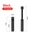 thumbnail image 1 of Graphics Card GPU Bracket, Aluminum Alloy Material, Vertically Extendable Rotating Bracket, Bottom Magnetic Bracket. Black Long, 1 of 6