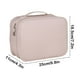 thumbnail image 3 of Neceser de Poliuretano Multifuncional Tres En Uno con Compartimentos para Cosméticos, Organizador Portátil de Gran Capacidad para Brochas de Maquillaje, Ideal para Viajes. Disponible En Blanco, Rosa,, 3 of 6