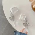 thumbnail image 4 of Compatible with AirPods Pro Case with Girls Cute Clear Glitter Butterfly Design Smooth Soft TPU Cover Case for Airpods Pro,Cute for Airpods Pro-Butter, 4 of 4