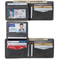 thumbnail image 3 of Alpine Swiss Connor Executive Bifold Wallet | Business Passcase for Men | Premium Leather | Dual ID Windows | RFID Blocking | Gift Box Included, 3 of 7