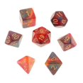 thumbnail image 2 of 7 Unids / set Dados de Numeración Lateral Múltiple para MTG DND RPG Juego de Naranja negro Zulema Dados de juego de mesa, 2 of 8