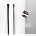 thumbnail image 6 of 2Pcs SkyAuks Makeup Brushes, Eyeliner/ Eyebrow Brush, Portable Small Angle Brush, Black, 6 of 7