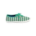 thumbnail image 2 of New Women Wild Diva Marsden-01 Striped Canvas Round Toe Classic Lace Up Sneaker, 2 of 5