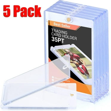 5Pcs Magnetic Card Holders For 35Pt Trading Cards Baseball Card Case Protectors