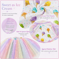 thumbnail image 5 of Aideaone Toddler Girls Ballet Leotard with Tutu Skirt Ruffle Sleeve Dance Costume Ages 3-7, 5 of 7
