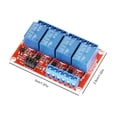 thumbnail image 2 of fankhu 1/2/4/8 Channel Relay Module Board Shield Support High Low Level Trigger 5V 12V 24V Indicator Light for Arduino, 2 of 7