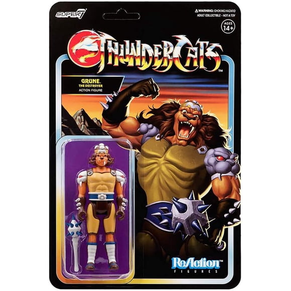 Super7 Thundercats: Grune The Destroyer Reaction Figure, Mul Super7 Super7