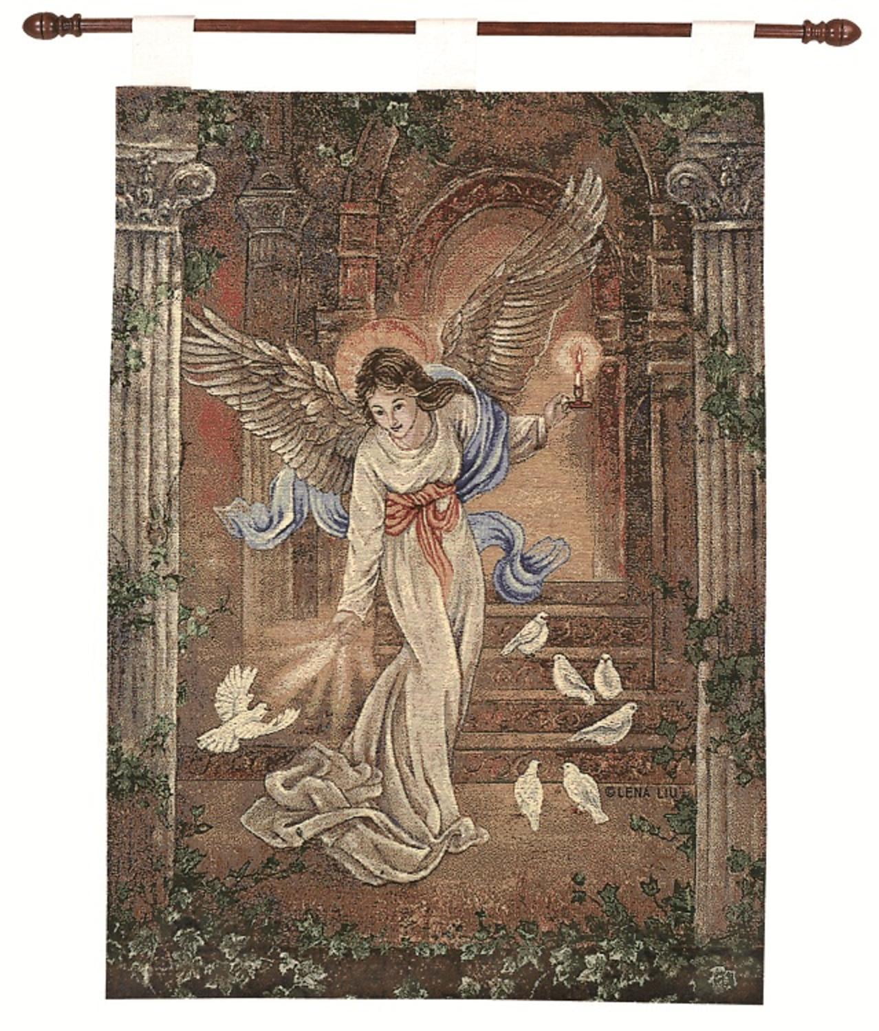 Lena liu angel of light pictorial religious wall art hanging tapestry 26 x 36 walmart com Lena liu angel of light pictorial religious wall art hanging tapestry 26 x 36 walmart com