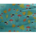 thumbnail image 4 of oneOone Georgette Viscose Fabric Mushroom|Leaves & Floral Clip Art Printed Craft Fabric BTY 42 Inch Wide, 4 of 4