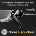 thumbnail image 3 of Wireless Earbuds, Bluetooth 5.4 In Ear Headphones, ENC Noise Cancelling Mic, HiFi Stereo Deep Bass, 50H Playtime, LED Display, IPX7 Waterproof, 3 of 8