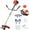 2 in 1 Red, variant on 52cc 2-Cycle Gas Weed Eater Gas Powe, 5-in-1 Gas Weed Wacker, Brush Cutter Gas Trimmer for Grass and Weed, Hedge Trimmer Gas String Trimmer, Edger, Pole Saw & Pruner