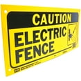 thumbnail image 5 of Hy-Ko Caution Electric Fence Sign, Durable Weather-Resistant Plastic, Highly Visible Yellow Color, 5 of 6