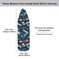 thumbnail image 5 of HELLHERO Knitting and Sewing Theme Ironing Board Cover 15x54 Standard Size Padding Decorative Covers for Ironing Board Padded Iron Cover Daisy Iron Table Cover with Elastic Edge, 5 of 5