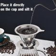 thumbnail image 4 of Pour Over Coffee Dripper, Reusable Stainless Steel Pour Over Coffee Filter Paperless Permanent Coffee Strainer for 1-4 Cup with Base, 4 of 6