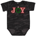 thumbnail image 3 of Inktastic Joy Christmas Ornament with Candy Cane Stripes Boys or Girls Baby Bodysuit, 3 of 5