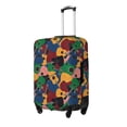 thumbnail image 1 of Saiise Colored Guitars Print Luggage Covers For Suitcase, Suitcase Cover Protector Fit 18-32 Inch Luggage-Medium, 1 of 7