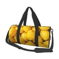 thumbnail image 1 of Balery Ripe Yellow Lemon Bolsa de Gimnasio para Mujeres y Hombres, Bolsa de Viaje Impermeable, Bolsa de Fin de Semana con Compartimento para Zapatos y Bolsillo Húmedo, 1 of 6