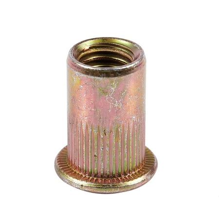 

20pcs Flat Head Metric Steel M8 Blind Insert Rivet Nut