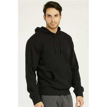 247 Frenzy HD1100-BLK-LG Mens Knocker Waffle Fabric Cotton Pullover ...