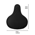 thumbnail image 3 of Bike Saddle Rain Cover Waterproof Seat Protector Universal Cycling Accessory for Road Mountain Bikes Compact Lightweight, 3 of 7