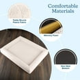 thumbnail image 5 of PETMAKER Dog Bed with Bolster, Nonslip Bottom, and Washable Cover (Cream), 5 of 6