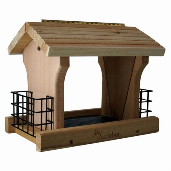 Woodlink NARANCH3 Audubon Ranch Bird Feeder with Suet, Large, 5 lb