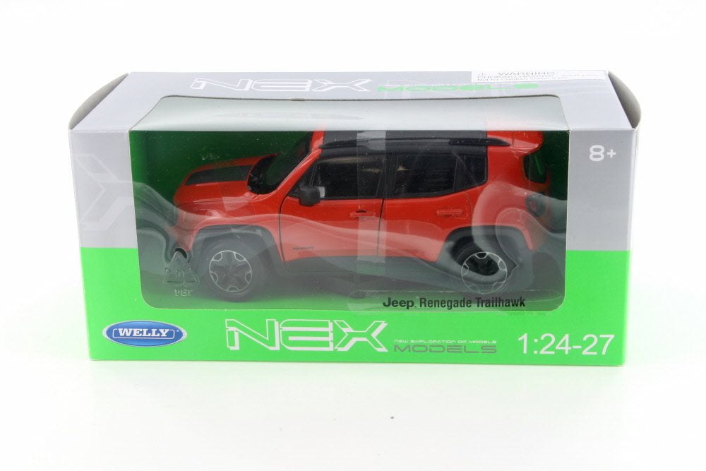 Maisto 1:24 2017 Jeep Renegade Red Diecast Model Car Toy New In Box 