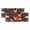 Brown, variant on 2 Pack Valances for Windows 42 x 12 Inch, Japanese Style Decorative Kitchen Curtain Valance, Modern Cranes Cherry Flower Wave Red Blue Rod Pocket Short Curtains Window Treatment for Bathroom/Cafe
