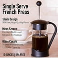 Single Serving French Press Coffee Brewer