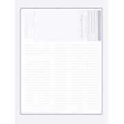 Compuchecks 50 High security Blank Check Top - Purple Mazed - Computer Voucher Checks Compatible with QuickBooks And Any laser Or Inkjet Printer