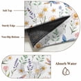 thumbnail image 6 of Spring Floral Area Rugs 3'x5', Small Throw Rugs for Living Room Bedroom, Elegant Pastoral Flowers Dragonfly Watercolor Indoor Outdoor Rug Non-Slip Low Pile Carpet Runner Reversible Floor Mats, 6 of 8
