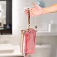 thumbnail image 4 of Bolsas de almacenamiento impermeables Laklulu, bolsa de artículos de tocador transparente con cremallera de PVC y asa, 4 of 5