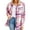 Pink, variant on Bcresic Womens Flannel Shacket Jacket Plaid Outwear Woolen Jackets Button Down Coats Casual Long Sleeve Shirt Fashion Clothes for Fall Winter Clearance,Gray,X-Large